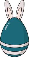 Bunny Easter Egg Illustration vector