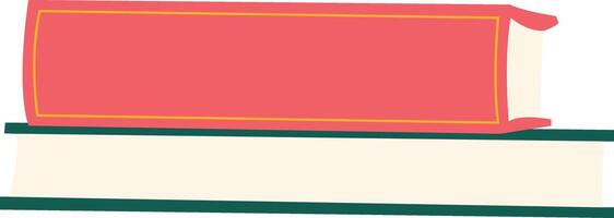 Illustration of Two Stack Book vector
