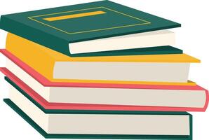 Stack Reading Book Illustration vector
