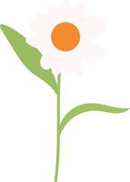 Flower with White Colors vector