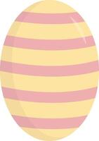 Eggs with row pattern for nowruz day vector