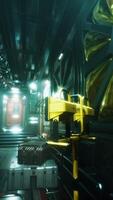Sci fi looking dark and moody video