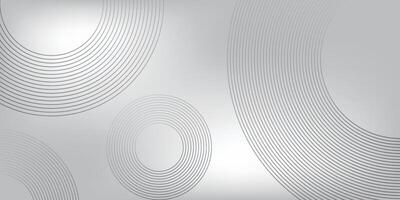 Dark Grey and White Background with circles vector