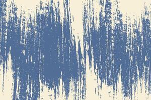 Blue and Beige Grunge Distressed Texture Background. Abstract grungy brush stroke backdrop, painted banner texture vector