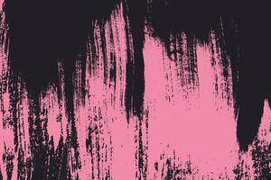 Pink Hand Draw Distress Grunge Texture Background. Grungy detailed brush stroke backdrop. Grainy painted texture with copy space vector