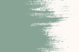 Green Abstract Grunge Texture Background. Grungy detailed brush stroke backdrop, painted banner texture with copy space vector