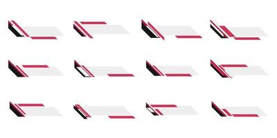 Lower Third Art vector