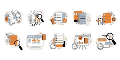 Hand Drawn Digital Analytics Art Illustration vector