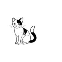 Cute cat design vector