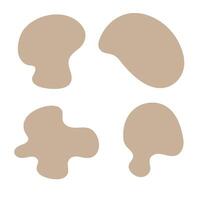 Abstract liquid geometric shape illustration vector