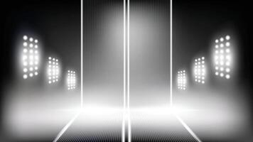 Abstract technology white gray background Hi-tech communication concept vector