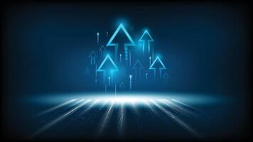Abstract technology background Hi-tech communication concept vector