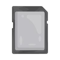 Illustration of memory card vector