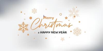 Merry Christmas text Calligraphic Lettering illustration Merry Christmas and Happy New Year Background Christmas Tree Branches decoration. vector