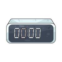 Illustration of digital Clock vector