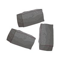 Illustration of concrete block vector