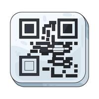 Illustration of QR code vector