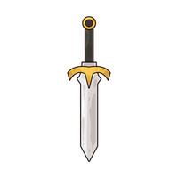 Illustration of sword vector
