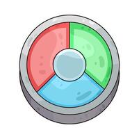 Illustration of rgb circle vector