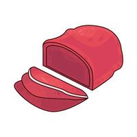 Illustration of meat vector