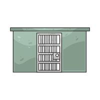 Illustration of prison vector