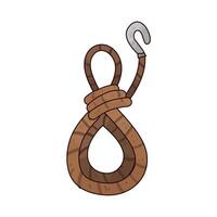 Illustration of Climbing Rope vector