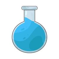 Illustration of flask vector