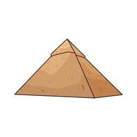 Illustration of Egyptian pyramids vector