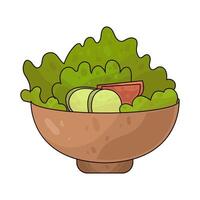 Illustration of salad vector