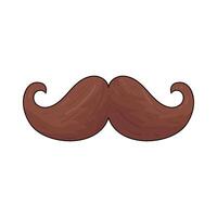 Illustration of mustache vector