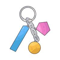 Illustration of keychain vector