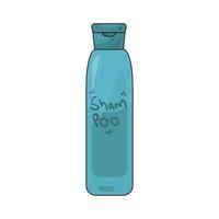 Illustration of shampoo bottle vector