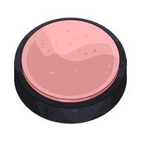 Illustration of blush on vector