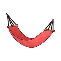 Illustration of hammock vector