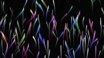 Abstract animation, background with color refraction effect, 4k seamless looped , 3d render video