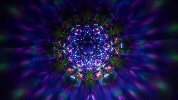 3D kaleidoscope mandala abstract background of trippy art psychedelic trance to open third eye with visuals energy chakra futuristic audiovisual vj seamless loop video