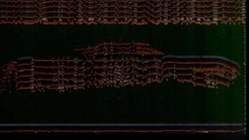Analog Static Noise texture overlay. TV switch off. Horizontal stripes offset . No signal white noise artifacts. VHS Glitch. Bad TV signal. CRT transitions. Scan lines interference. Distorted VCR video