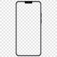Smartphone Device Mockup UI UX Template Background vector