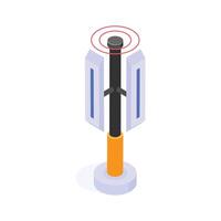 Have a look at this creative isometric icon of telecommunication antenna vector