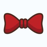 Christmas ribbon bow icons of color design vector