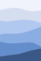 Abstract blue waves background template. Seamless background. vector