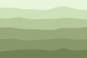 Seamless green waves background template. Abstract background design. vector