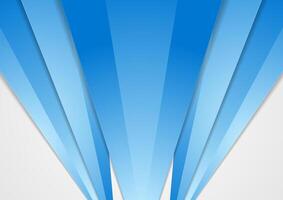 Bright blue tech abstract background vector
