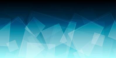 Blue abstract geometric background vector