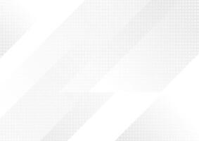 Light grey abstract technology background vector