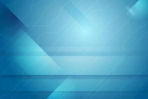 Blue abstract tech minimal background vector