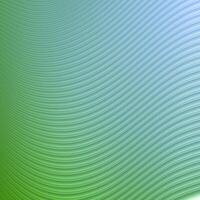 Abstract green blue waves and lines pattern vector