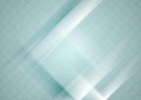 Blue tech geometric background with squares texture vector