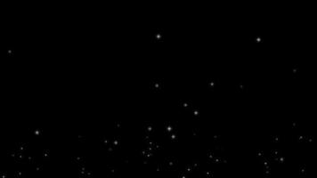Shining light particle background material that floats to the upper left while shaking video