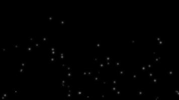Slowly floating light particles background material video